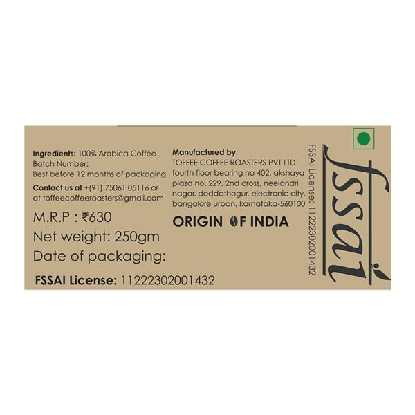 Toffee Coffee Roasters Peaberry Coffee Home Espresso Machine JioMart