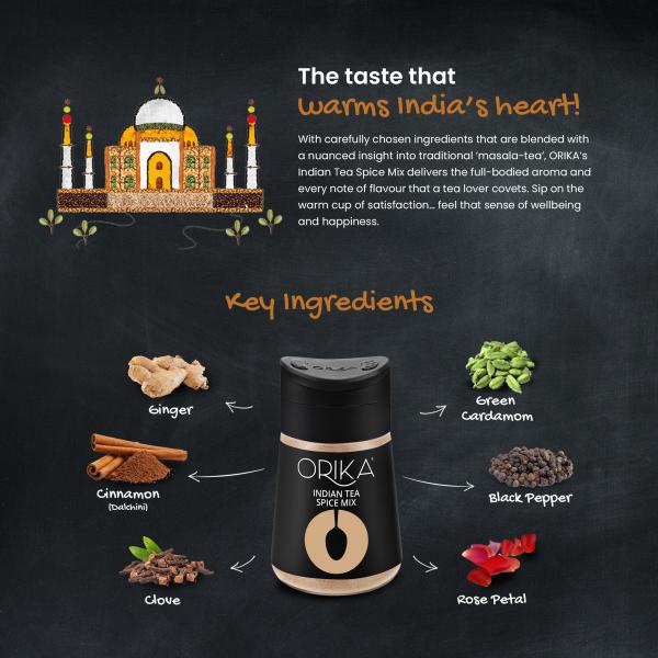 Orika Indian Tea Spice Mix Aromatic Masala Chai Powder 85 g JioMart