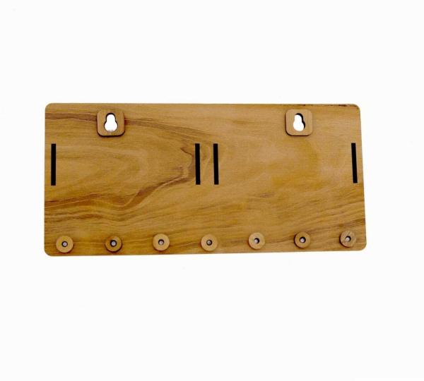 LAAYO Wooden Key Holder & Mobile Holder for Wall Stylish with Storage