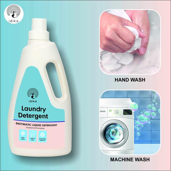 Idika Enzymatic Liquid Laundry detergent 1Ltr (Pack of 3) JioMart