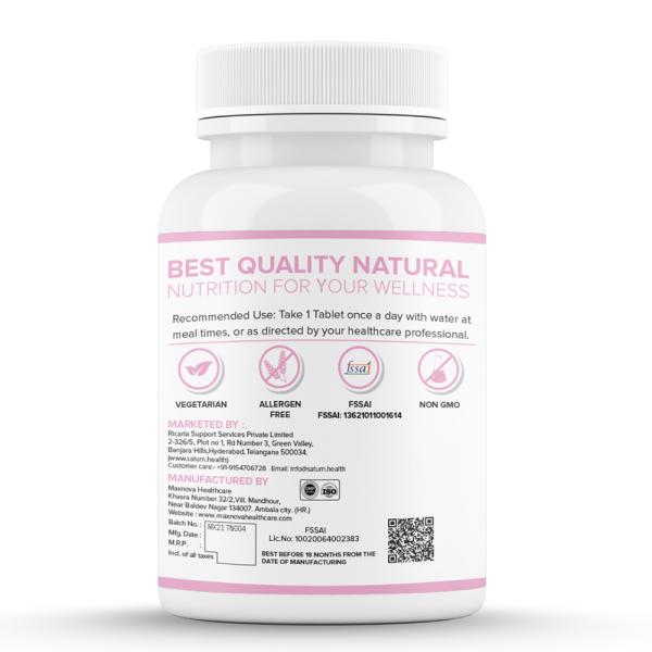 Saturn by GHC Vitamin B7 Biotin Tablets for Hair Growth (60N - Pack of 1) -  JioMart