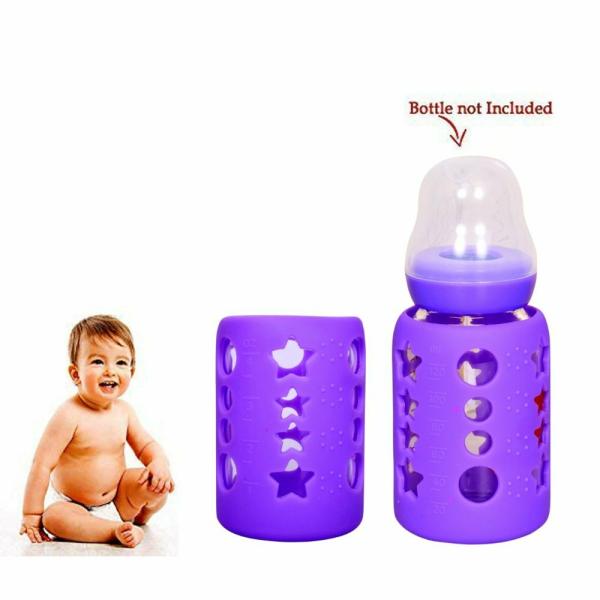 The Little Lookers Baby Feeding Bottle Silicone Warmer Cover/Sleeve