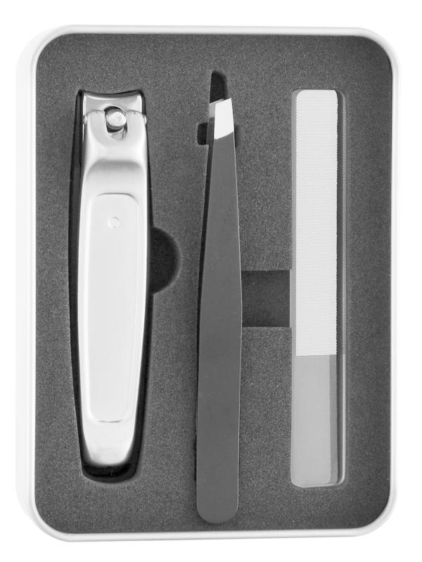 Beauté Secrets 3 piece Manicure Pedicure Grooming kit set for