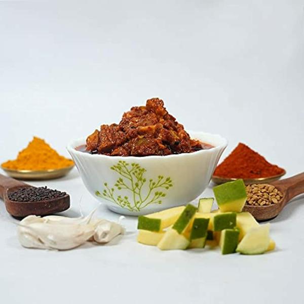 SITARA FOODS Small Cut Mango Pickle Home Made 500 g JioMart