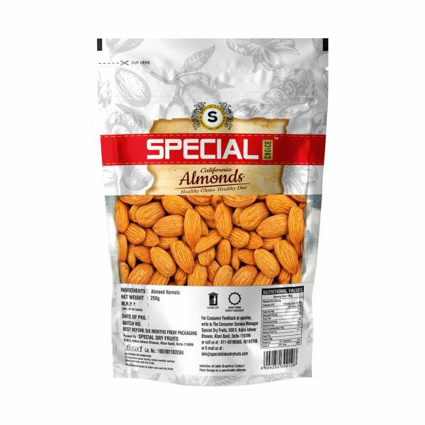 Special Choice California Almonds White Pouch 250g x 1 JioMart