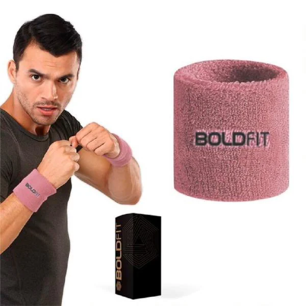 BOLDFIT Wrist Band For Men & Women, Use in Gym, Sports & Badminton