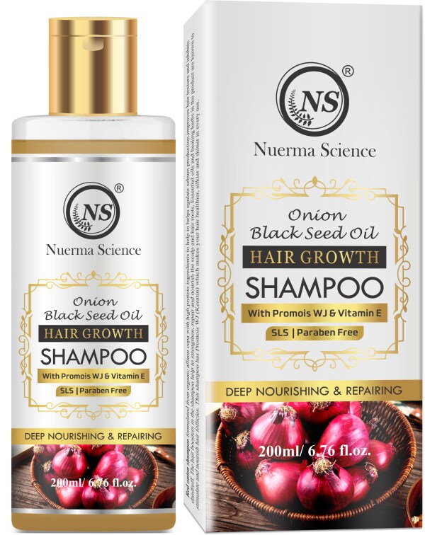 Nuerma Science Onion Shampoo (Black Seed Oil Shampoo) , 200ml JioMart
