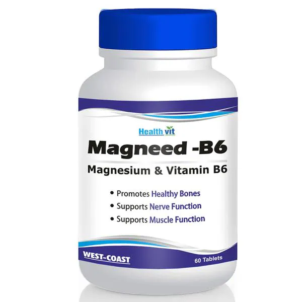 Healthvit High Absorption MagneedB6 Magnesium and Vitamin B6