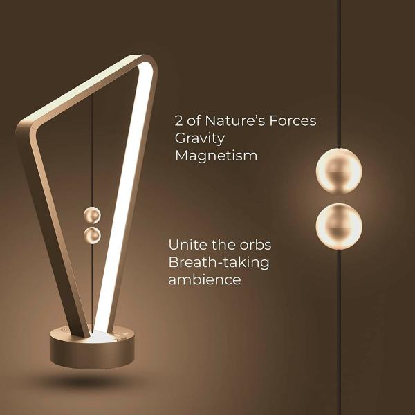 XECH Table Lamp with Speaker AntiGravity Lamp Asymmetrix S II