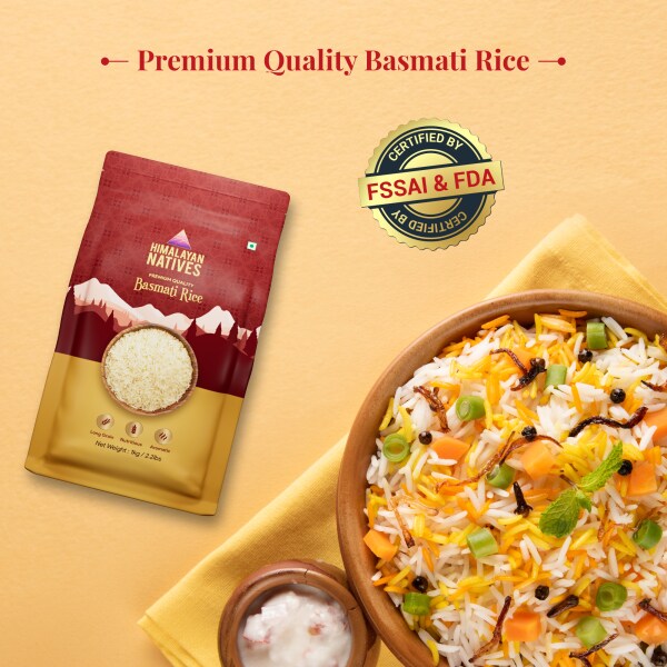 Himalayan Natives Premium Basmati Rice 5KG JioMart