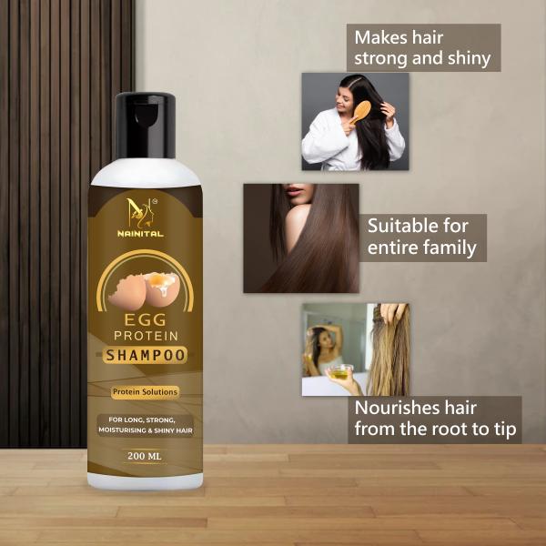Natural Anti Dandruff & Hair Fall Control Egg Shampoo For Smooth And Silky  Hair (200 ml +200ML - JioMart