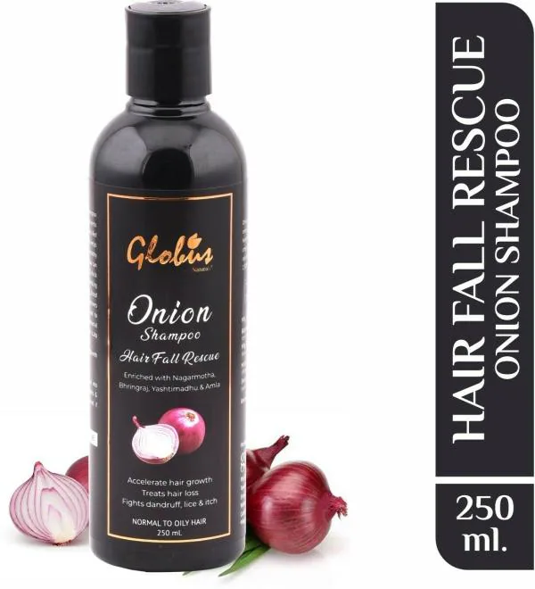 Globus Naturals Onion Hair Fall Accelerate Hair Growth Rescue Kit For Men  And Women (1 200 Ml Hair Oil, 1 200 Ml Hair Shampoo, 1 200 Ml Hair  Conditioner) - JioMart