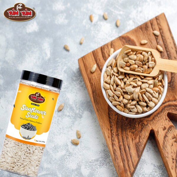 YUM YUM Raw Sunflower Seeds, Rich in Magnesium, Healthy Seeds 200g JioMart
