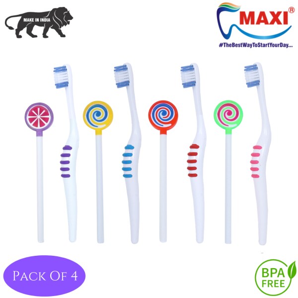 MAXI Milky White Baby Toothbrush and Tongue Cleaner Baby Oral Hygiene