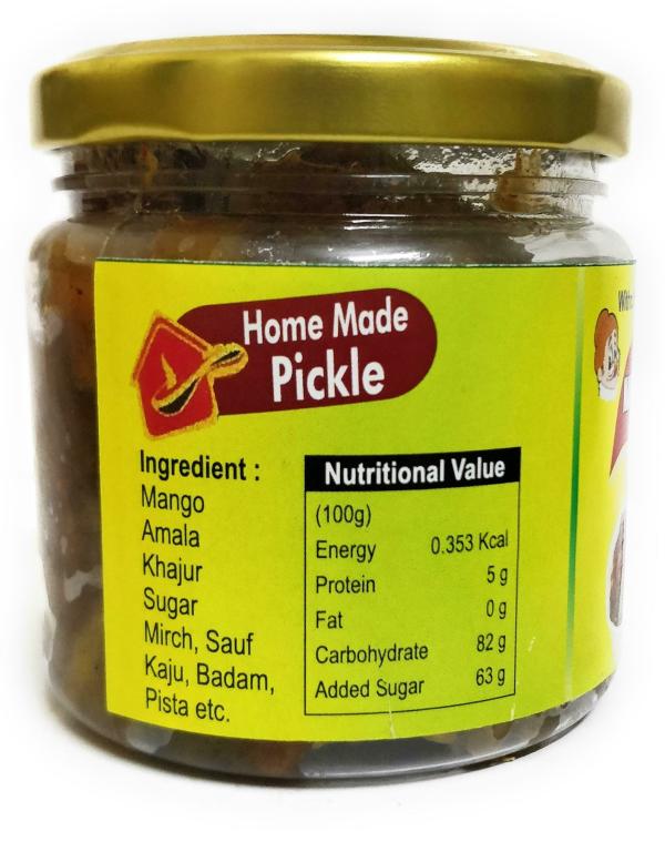 NANI'S PICKLES Home Made Fresh Dry Fruit Chutney Pickle No Preservative