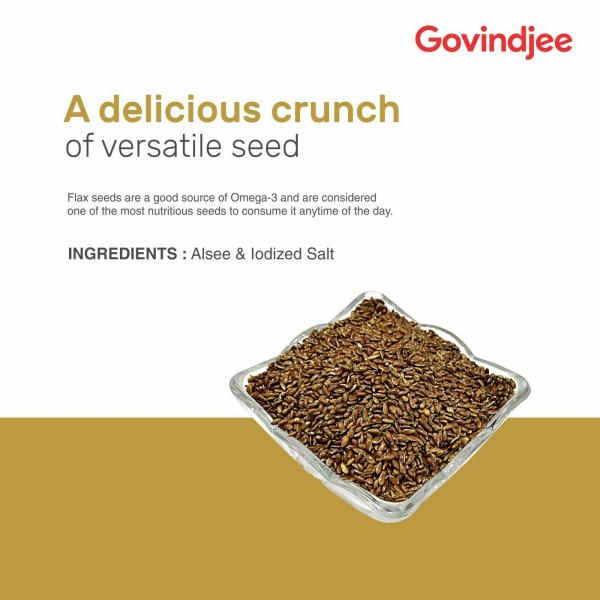 Roasted Flax Seeds Roasted Alsi Seed for Weight loss Seeds For