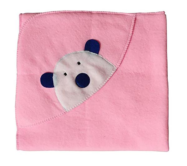 My NewBorn Baby Fleece Blanket Gift Set (Baby Pink, 09 Months) Set