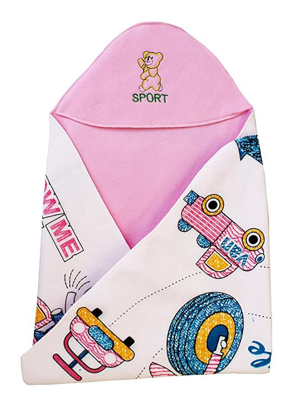 My NewBorn Baby Fleece Blanket Gift Set (Baby Pink, 09 Months) Set