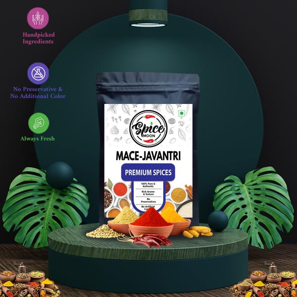 SPICE MOON Whole Mace Javantri Perfect For CookingNo Preservative And No Additional Color500gm