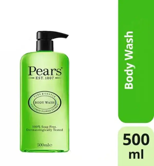 Pears Lemon Flower Extract Body Wash with Glycerin Demagogically Tested