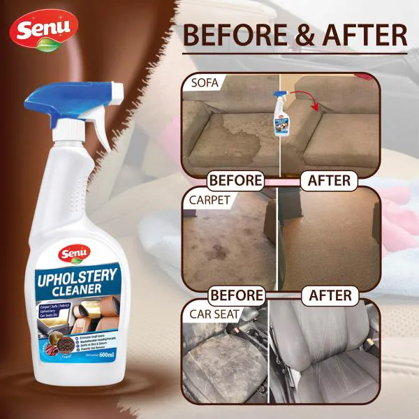 Senu Upholstery Cleaner 5000ml+600ml Sofa Fabric Carpet & Car Seat