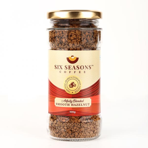 SIX SEASONS SMOOTH HAZELNUT INSTANT COFFEE 100G JioMart