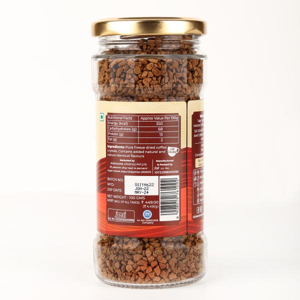 SIX SEASONS SMOOTH HAZELNUT INSTANT COFFEE 100G JioMart
