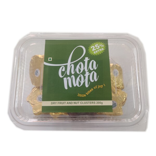 Chota Mota Dry Fruit and Nut Clusters with Chocolate (Milk) 200g JioMart