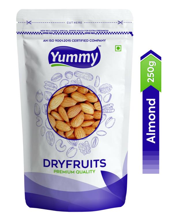 YUMMY PREMIUM QUALITY ALMOND / BADAM 250 GRAMS JioMart