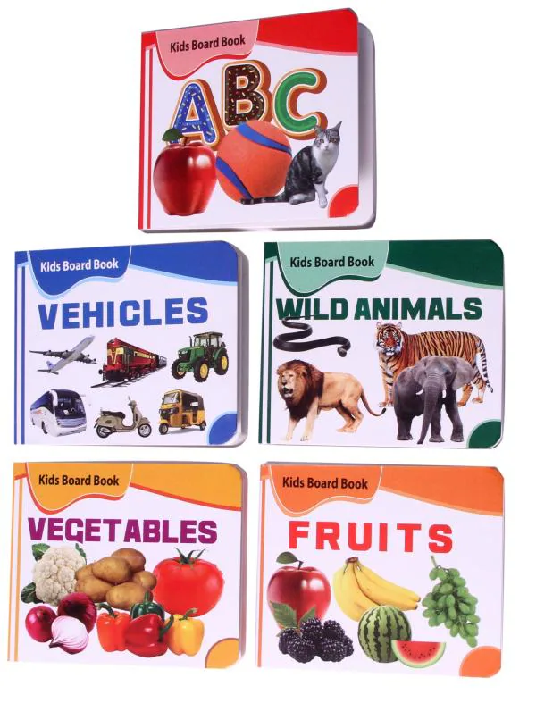 Early Learning Little Library Kids Toys Children Baby Books Set For 1 Year  Old to 3 Year Old , Set of 5 Books - Alphabets, Fruits, Vegetables, Wild  Animals, Vehicles. Best Books For Toddlers. - JioMart