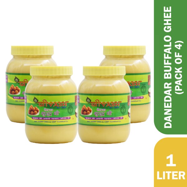 Shreeyash 1 Litre Buffalo Ghee Special Grade White Buffalo Desi Ghee