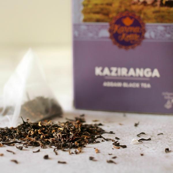 Karma Kettle Kaziranga Organic Assam Tea 25 Pyramid Teabags JioMart