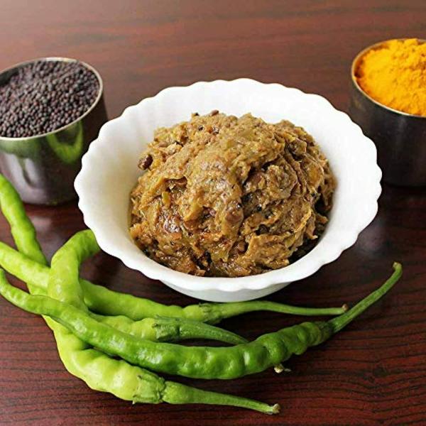 SITARA FOODS Green Chilli Pickle Home Made 1000 g JioMart