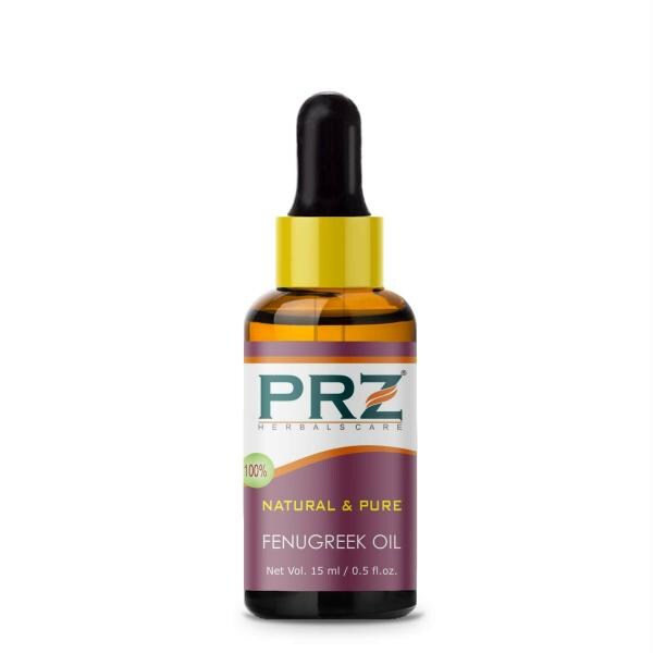 PRZ Fenugreek Cold Pressed Carrier Oil Skin Care and Hair Care, 15 ml