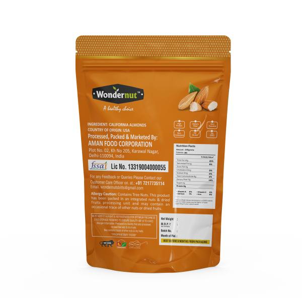 Wondernut Premium Healthy Almonds 500gm Pack JioMart