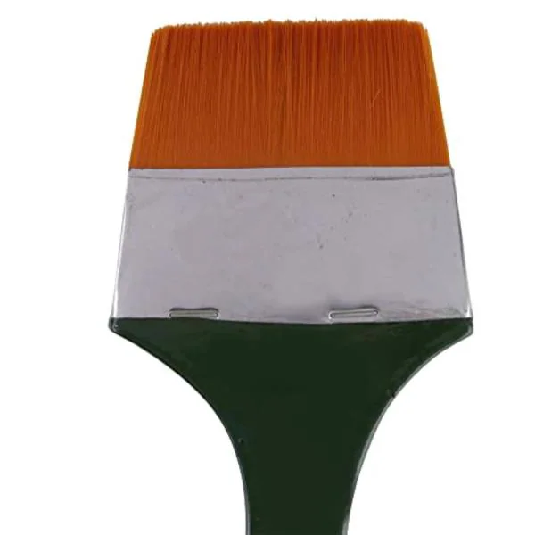 FRKB Flat Synthetic Hair Paint Brush of 4 inch for Watercolor and