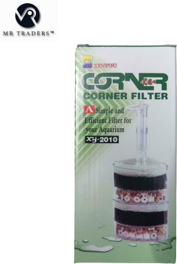 Mr Traders XINYOU XY2010 CORNER FILTER (A Simple and Efficient Filter for your Aquarium) Corner
