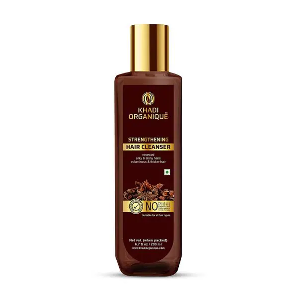 Khadi Organique Hair Serum & Strengthening Shampoo for Silky and Shiny hair  (Pack of 2) 250 ml - JioMart