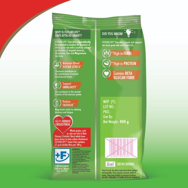 Futurelife Oats Atta Whole Grains Oats With Targeted Minerals of