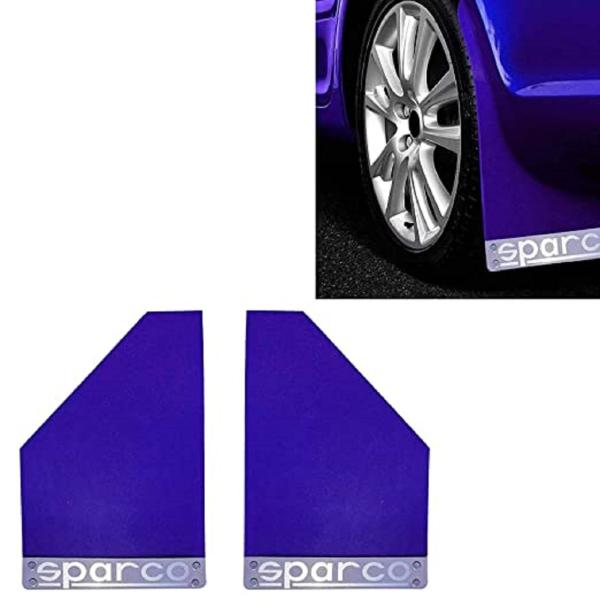 Aksmit Sparco Car Mud Flap Set of 4 Blue for Universal JioMart