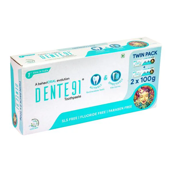 Dente91 Toothpaste, Natural Oral Defence with Remineralization for