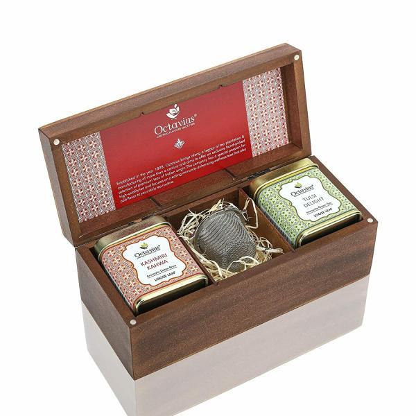 Octavius Loose Leaf Tea Gift Set Elixir Collection 2 Warming Wellness