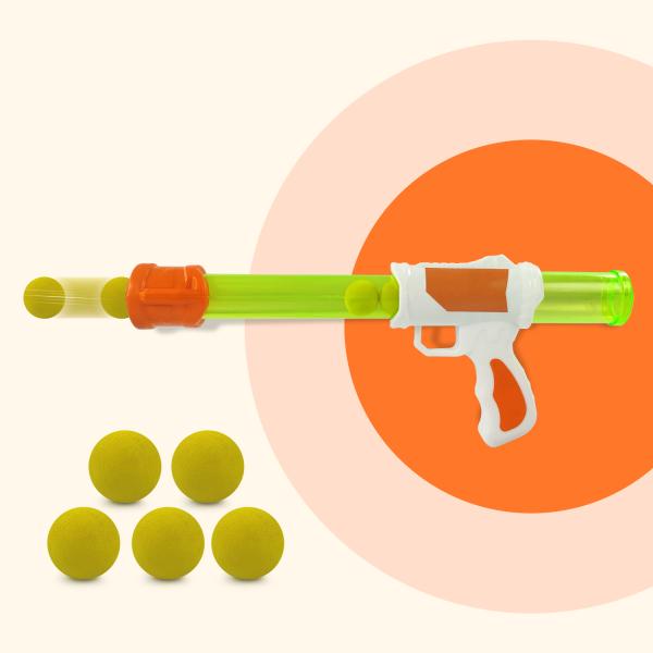 NHR Air Pressure Gun for Kids Soft Ball Air Shooting Gun Gun with 5