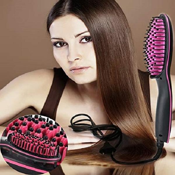 Shopeleven Hair Electric Comb Brush 3 in 1 Ceramic Fast Hair