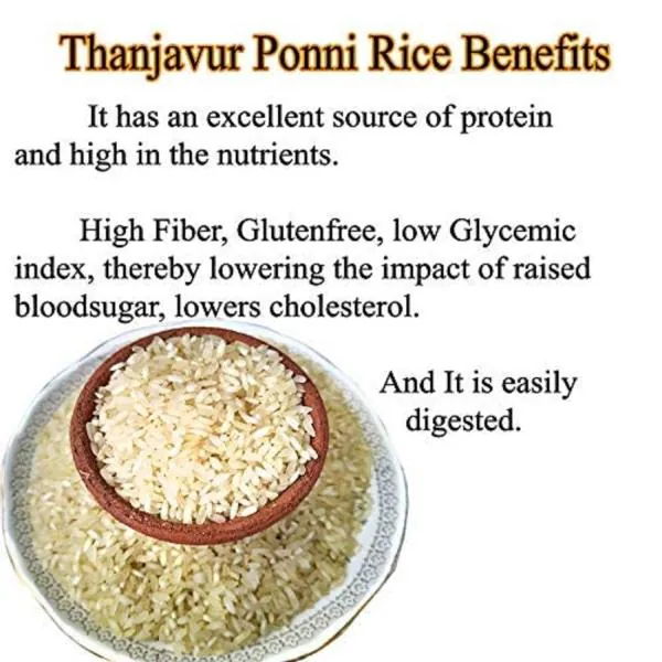 Thanjai Organics Thanjavur Ponni Boiled Rice 1 KG JioMart