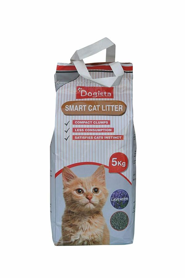 DOGISTA SMART CAT LITTER LAVENDER 5KG EASY SMART CLUMP,DUST FREE