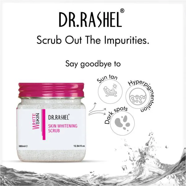 Dr.Rashel WHITE SKIN SCRUB For Skin Whitening, Skin Lightening, Dark