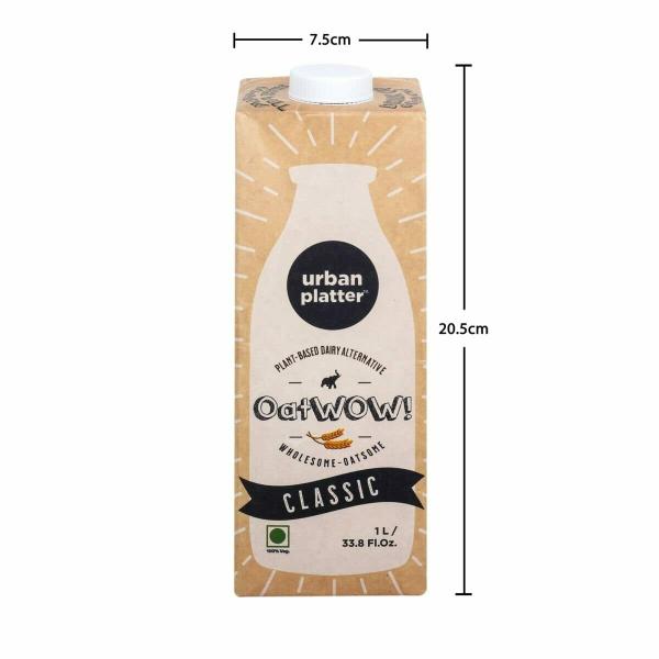Urban Platter OatWOW Classic Oat Beverage, 1 Litre [Pack of 3] JioMart