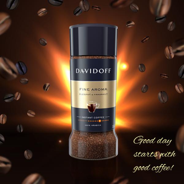 Davidoff Rich Aroma, Fine Aroma & Espresso Instant Coffee, 100 g each