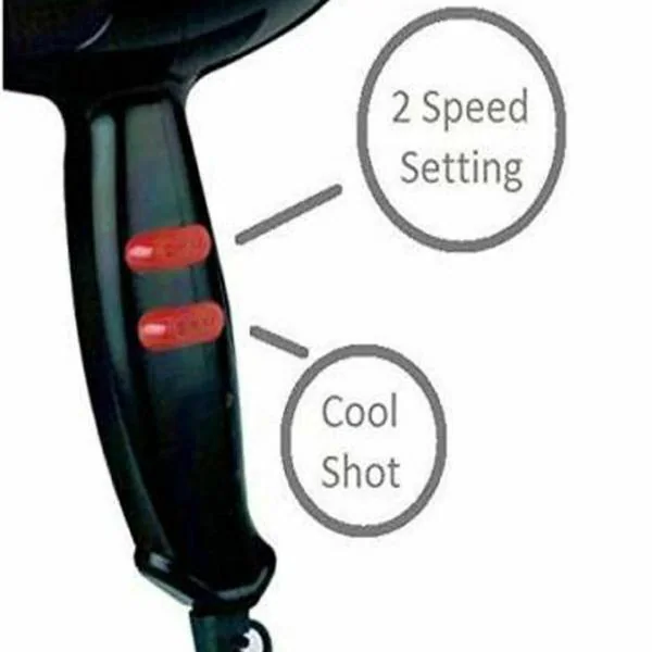 ZOOM TECH 1800 W Professional Hot and Cold Hair Dryers with Thin Styling  Nozzle, Diffuser for Women and Men (Black) - JioMart